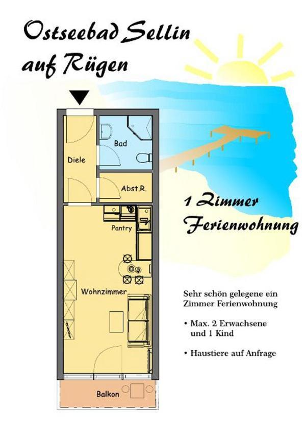 Ostseebad Sellin Auf Ruegen Apartment Im Haus Baltic 1 Og 외부 사진